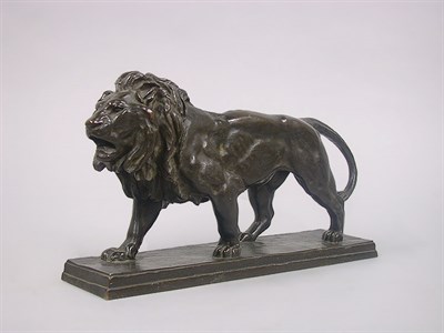 Lot 661 - Bronze Sculpture Lion Qui Marche After a model...