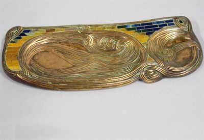 Lot 1213 - Tiffany Studios Favrile Glass Mosaic and...
