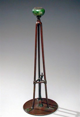 Lot 1204 - Tiffany Studios Favrile Glass and Bronze...