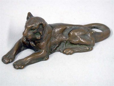 Lot 1214 - Tiffany Studios Bronze Paperweight In the form...