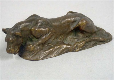 Lot 1254 - Tiffany Studios Bronze Paperweight In the form...