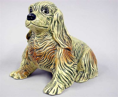 Lot 1011 - Weller Pottery Figure of a Spaniel Height 10...