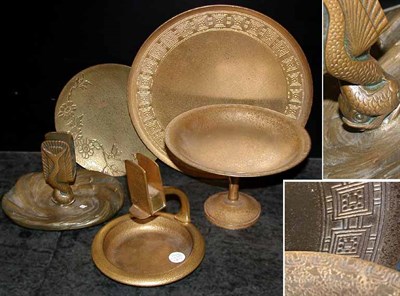 Lot 1280 - Group of Tiffany Studios Gilt and...