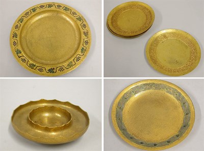 Lot 1196 - Group of Ten Tiffany Studios Gilt and...