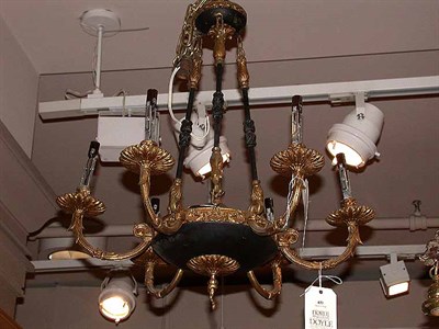 Lot 433 - Empire Style Gilt and Patinated-Metal...
