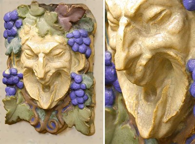 Lot 1189 - Rookwood Pottery Bacchanalian Mask Impressed...
