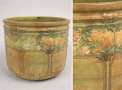 Lot 1008 - Weller Pottery Jardiniere Decorated with a...