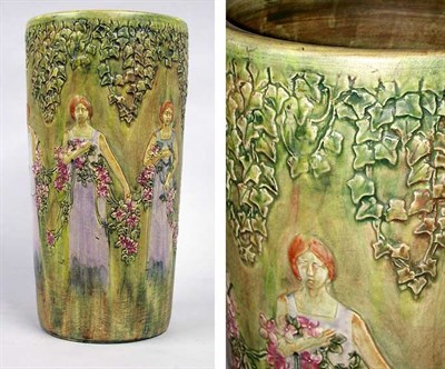 Lot 1006 - American Pottery Umbrella Stand Attributed to...