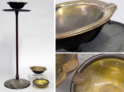 Lot 902 - Tiffany Studios Bronze Ash Stand Stamped...