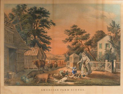 Lot 33 - Currier & Ives, publishers AMERICAN FARM...