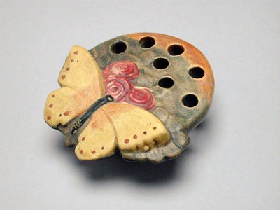 Lot 1024 - Weller Pottery Flower Frog Molded with a...
