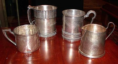 Lot 344 - Group of Four Sterling Silver Articles...
