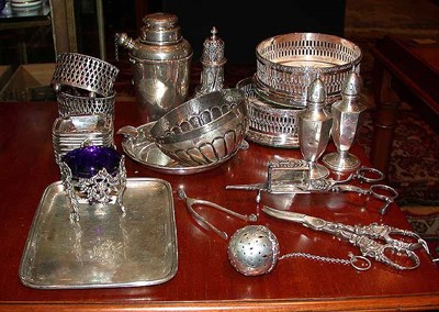 Lot 349 - Miscellaneous Group of Sterling Silver,...