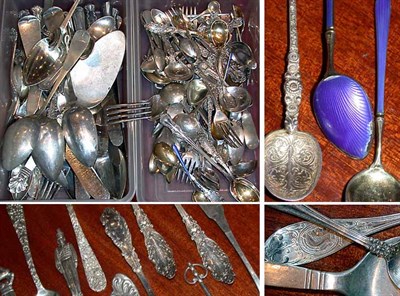 Lot 355 - Miscellaneous Group of Sterling Silver,...