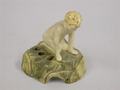 Lot 1070 - Weller Pottery Flower Frog Molded with the...