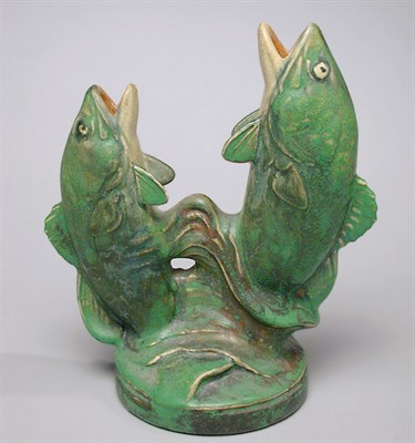 Lot 1034 - Weller Pottery Figural Group Molded as two...