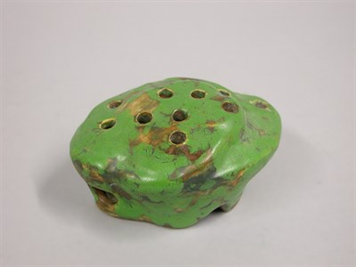 Lot 1044 - Weller Pottery Flower Frog Molded as a lily...