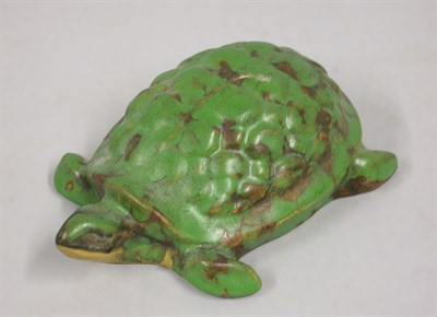 Lot 1046 - Weller Pottery Figure of a Tortoise Length 5...