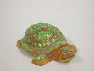 Lot 1048 - Weller Pottery Figure of a Tortoise Height 2...