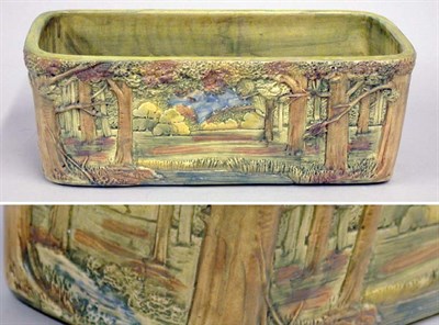 Lot 995 - Weller Pottery Planter Decorated with a...
