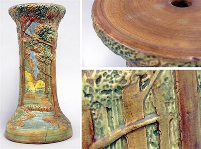 Lot 996 - Weller Pottery Pedestal Height 19 1/2 inches,...