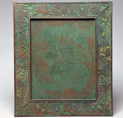 Lot 899 - Tiffany Studios Glass and Bronze Picture Frame...