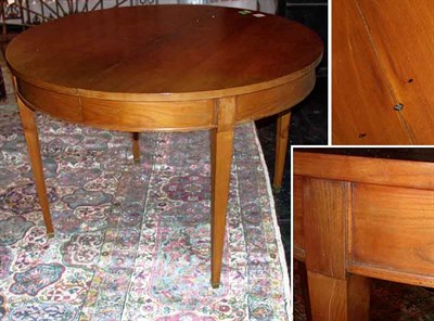 Lot 128 - Continental Neoclassical Mahogany Dining Table...