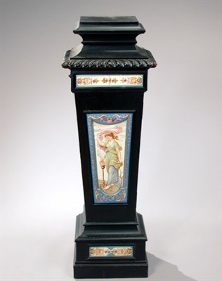 Lot 596 - Renaissance Style Ebonized Mahogany Pedestal...