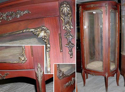 Lot 343 - Louis XV Style Gilt-Metal Mounted Mahogany...