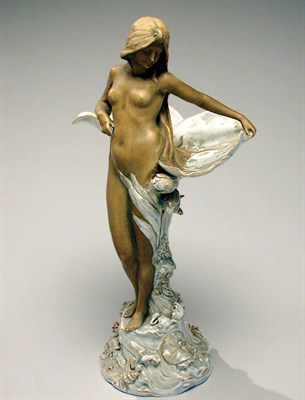 Lot 1110 - Ernst Wahliss Art Nouveau Porcelain Figure of...