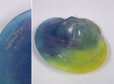 Lot 859 - Almeric Walter Pate de Verre Glass Dish Molded...