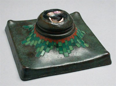 Lot 909 - Tiffany Studios Favrile Glass and Bronze...