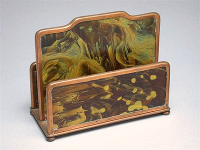 Lot 939 - Tiffany Studios Favrile Glass and Bronze...