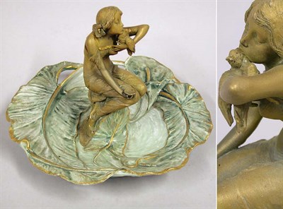 Lot 1081 - Ernst Wahliss Art Nouveau Pottery Figural...