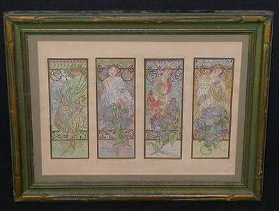 Lot 978 - Alphonse Mucha SAVON MUCHA (R./W. 91) Four...