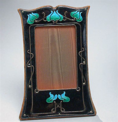 Lot 1108 - English Arts and Crafts Enameled Silver...