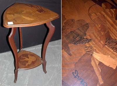 Lot 1178 - Art Nouveau Marquetry Inlaid Mahogany Side...