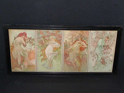 Lot 974 - Alphonse Mucha LES SAISONS (RENNERT/WEILL 18)...