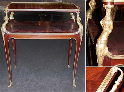 Lot 211 - Louis XV Style Bronze Mounted Two-Tier Dessert...