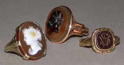 Lot 299 - Three Assorted Rings