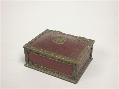 Lot 1312 - Tiffany Studios Enameled Bronze Box In the...