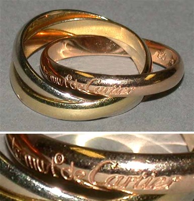 Lot 110 - Gold Trinity Ring