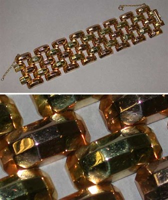 Lot 343 - Two-Tone Gold Bracelet