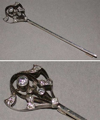 Lot 292 - Diamond Bar Pin
