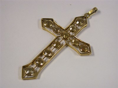 Lot 46 - Citrine Cross