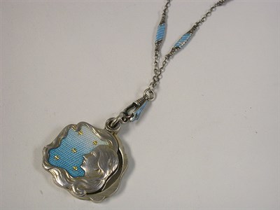 Lot 26 - Silver and Enamel Pendant