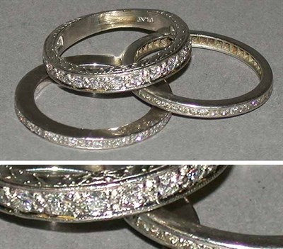 Lot 601 - Three Diamond Bands