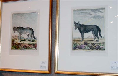 Lot 110 - After De Seve LE LOUP and LE LOUP NOIR Two...