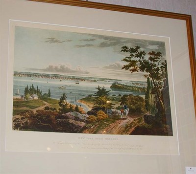 Lot 87 - After William Guy Wall NEW YORK FROM WEEHAWK...