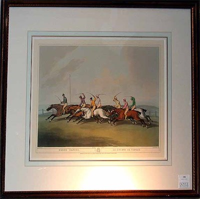 Lot 106 - After Samuel Howitt HORSE RACING Color...